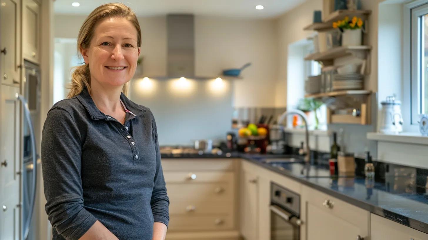 a stylish, modern kitchen bathed in warm artificial light, showcasing a harmonious balance of elegant design and practical budget-friendly upgrades, with sleek appliances and carefully chosen finishes that emphasise quality without extravagance.